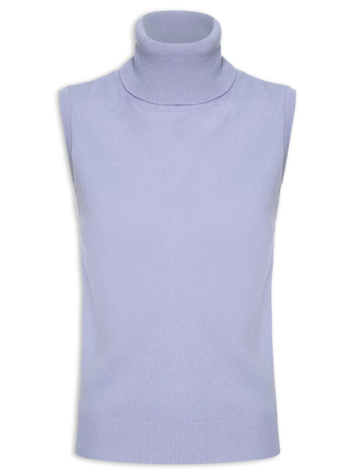 Blusa Feminina Gola Alta Puro Cashmere - Lilás