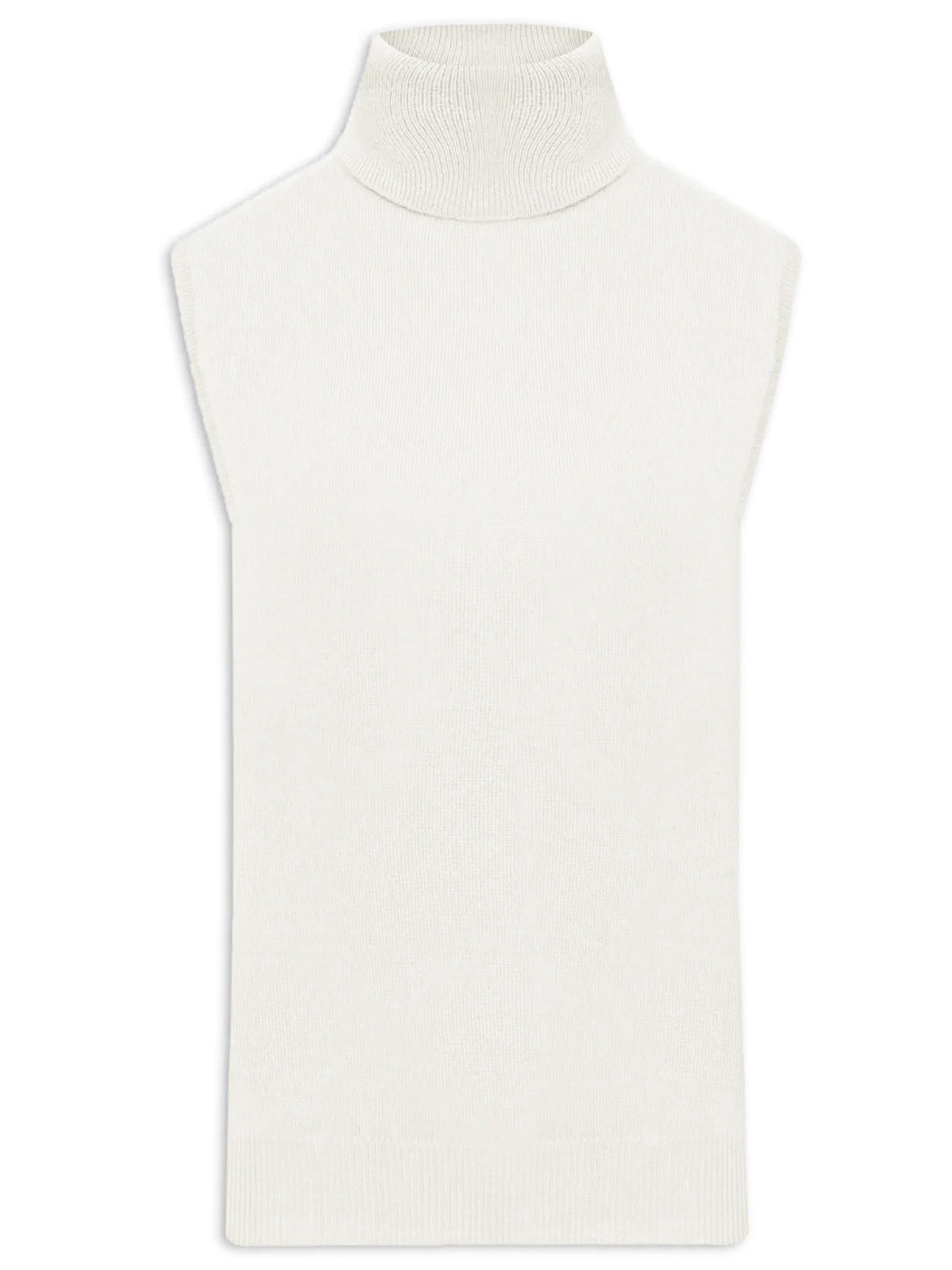 Blusa Feminina Gola Alta Puro Cashmere Off White '2Essential