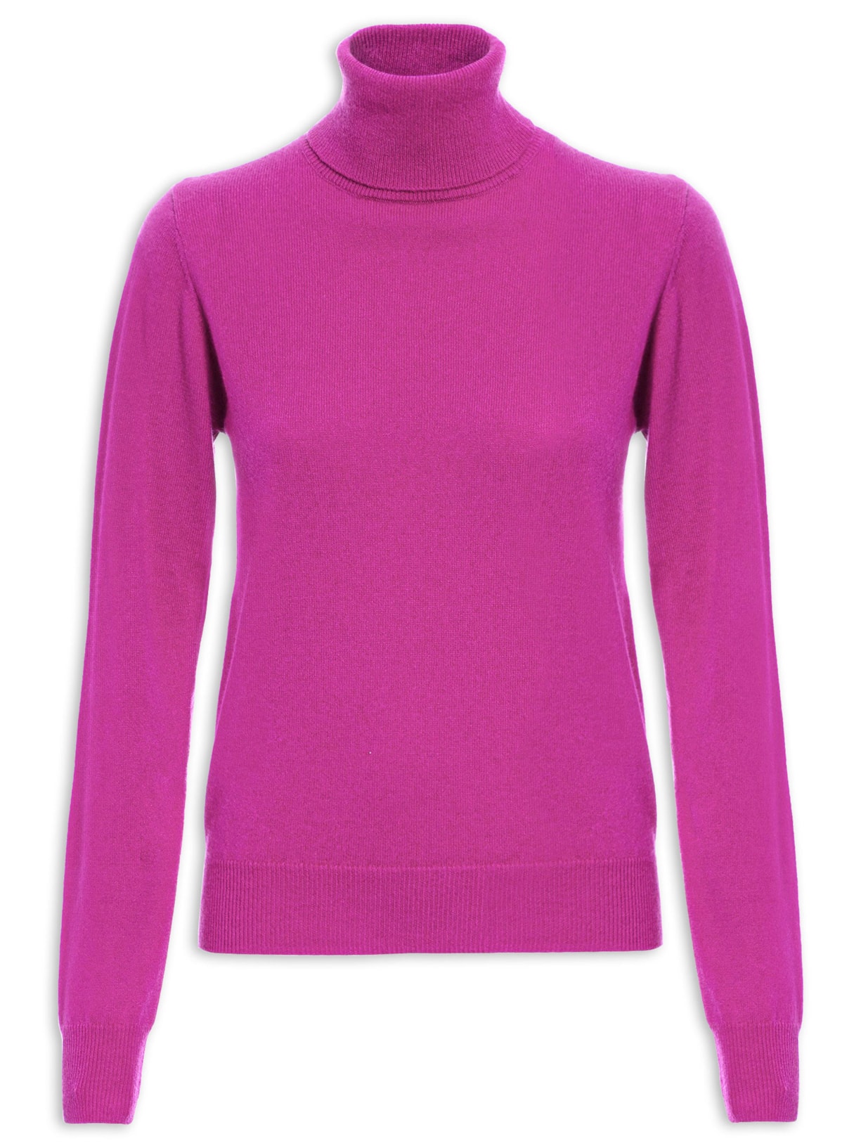 Blusa Feminina Gola Alta Puro Cashmere Roxo '2Essential