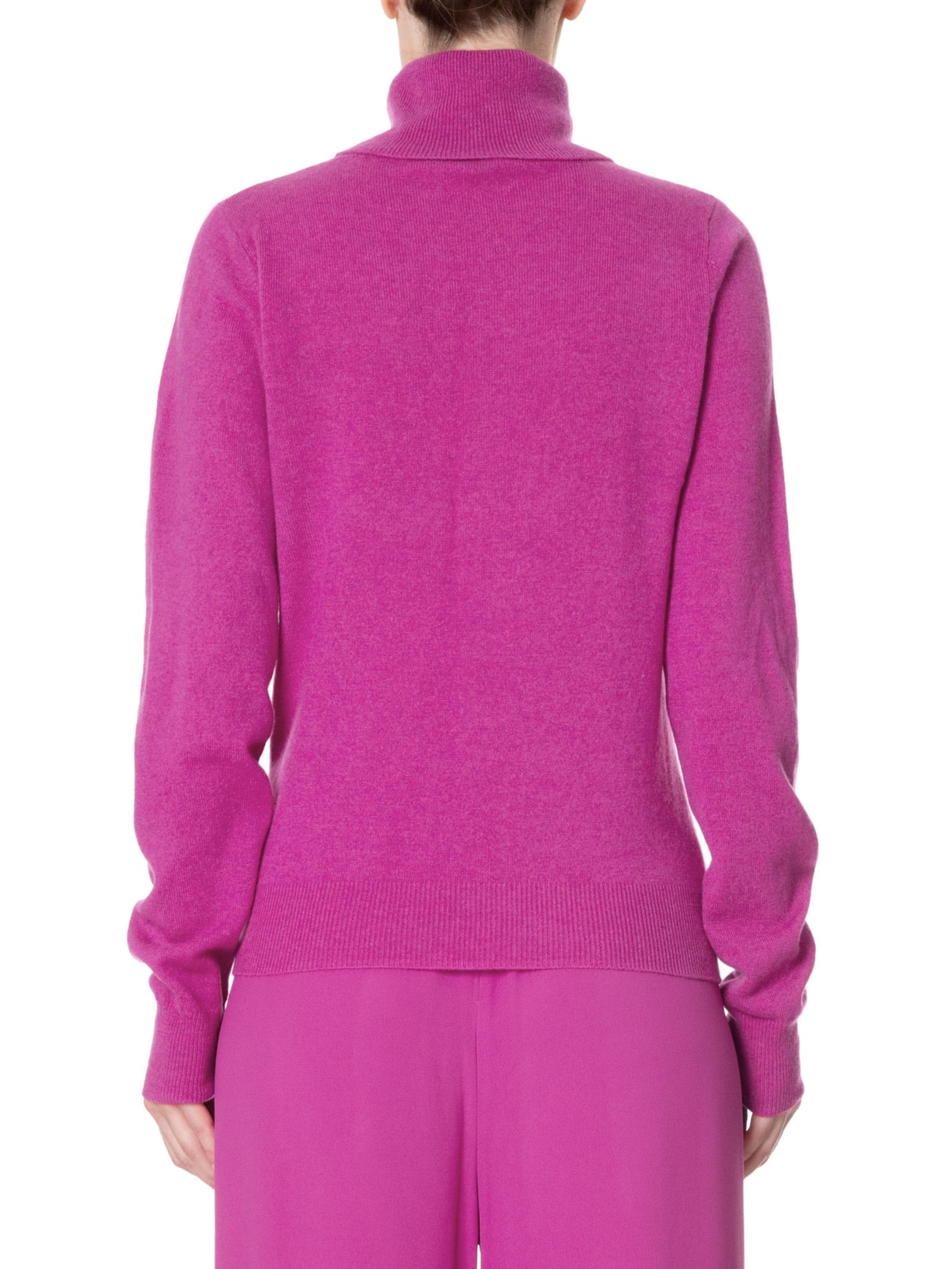 Blusa Feminina Gola Alta Puro Cashmere Roxo '2Essential
