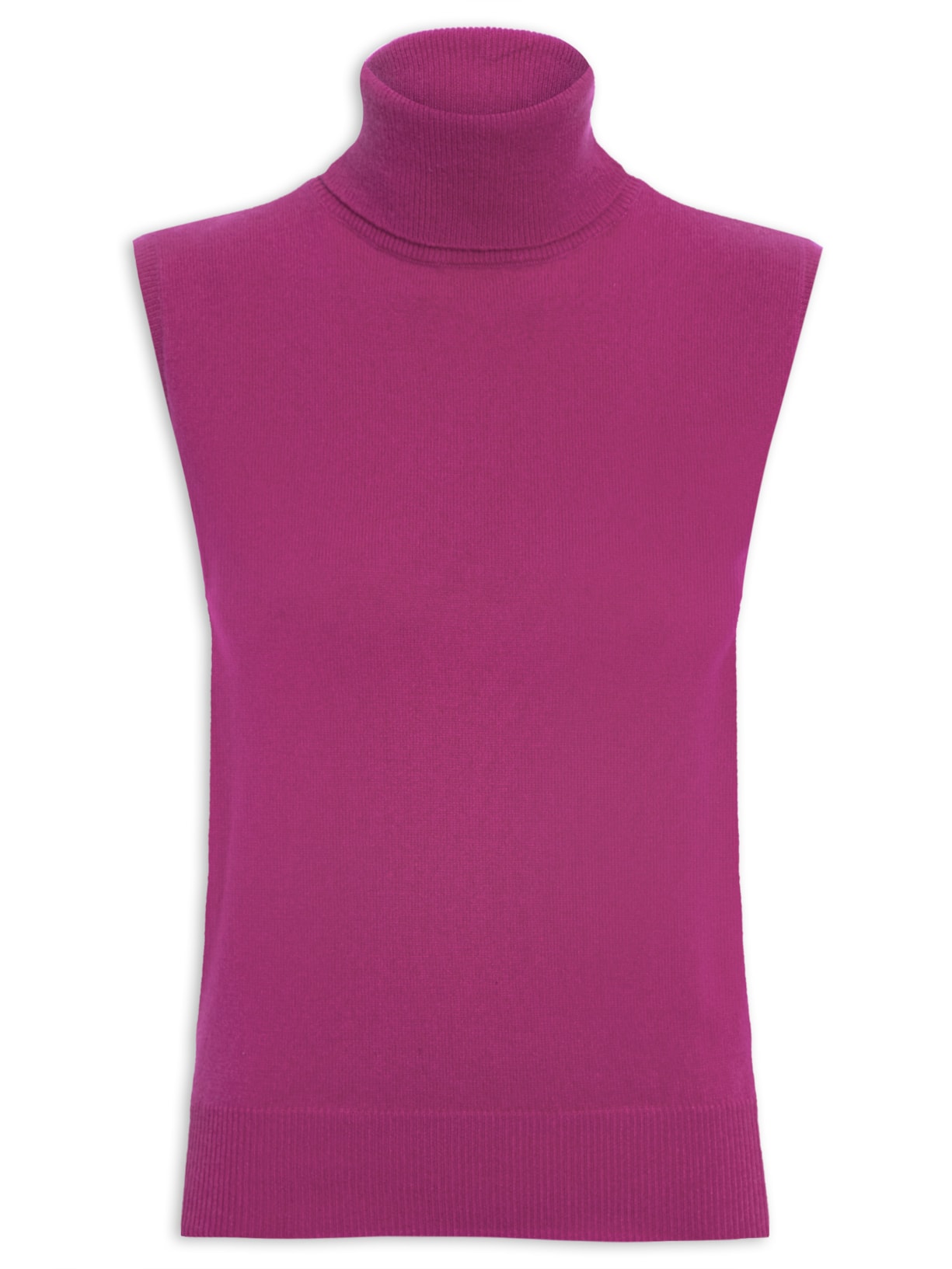 Blusa Feminina Gola Alta Puro Cashmere - Roxo