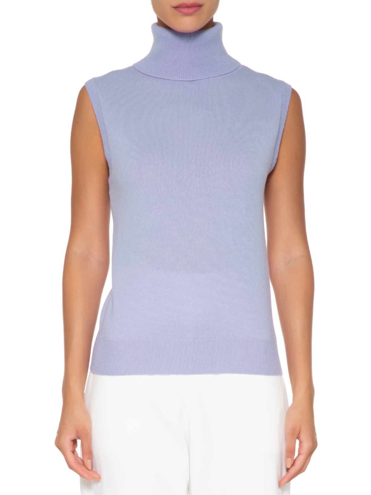 Blusa Feminina Gola Alta Puro Cashmere Roxo '2Essential