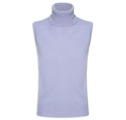 Blusa Feminina Gola Alta Puro Cashmere - Roxo