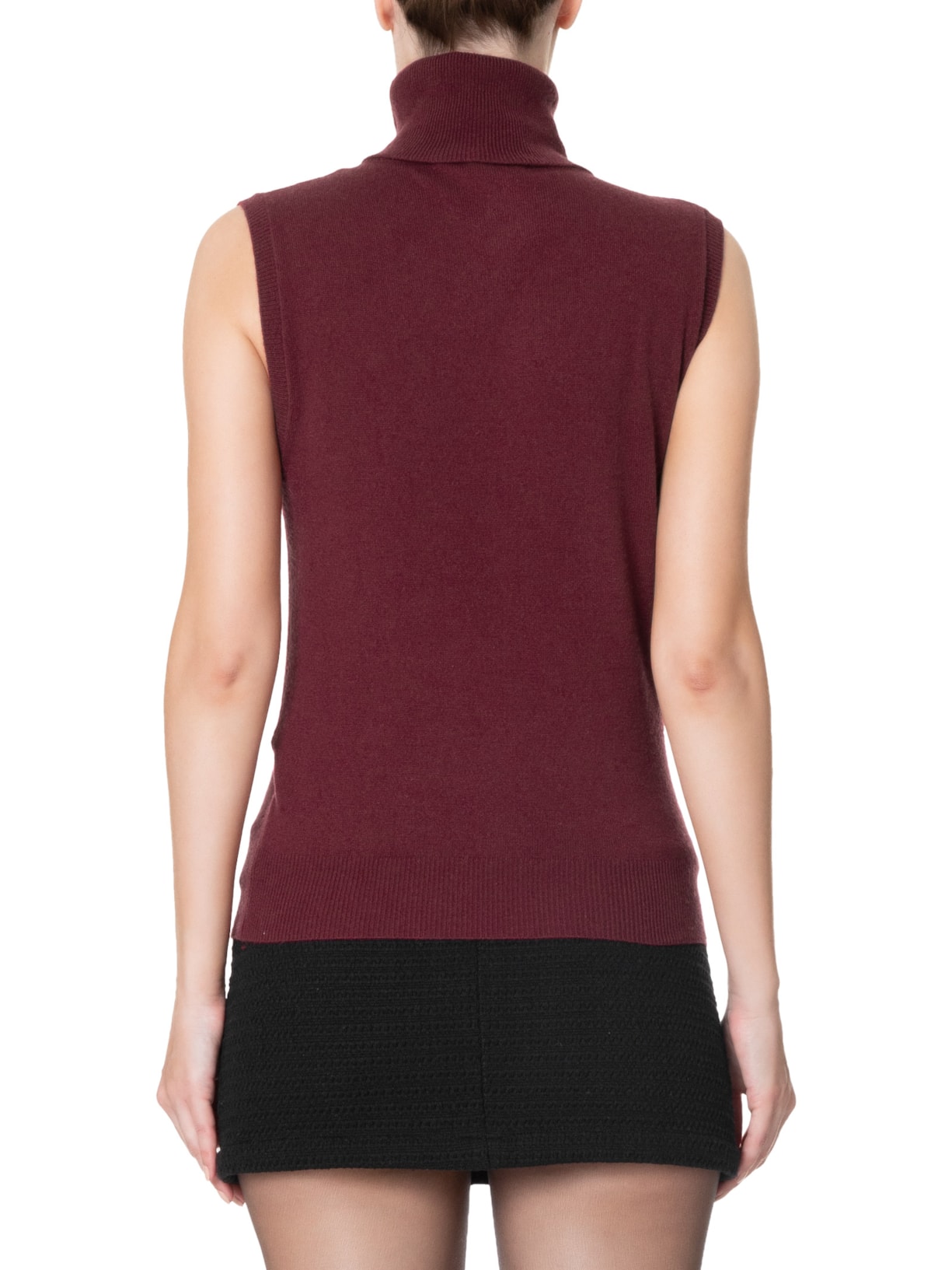Blusa Feminina Gola Alta Puro Cashmere Vermelho '2Essential