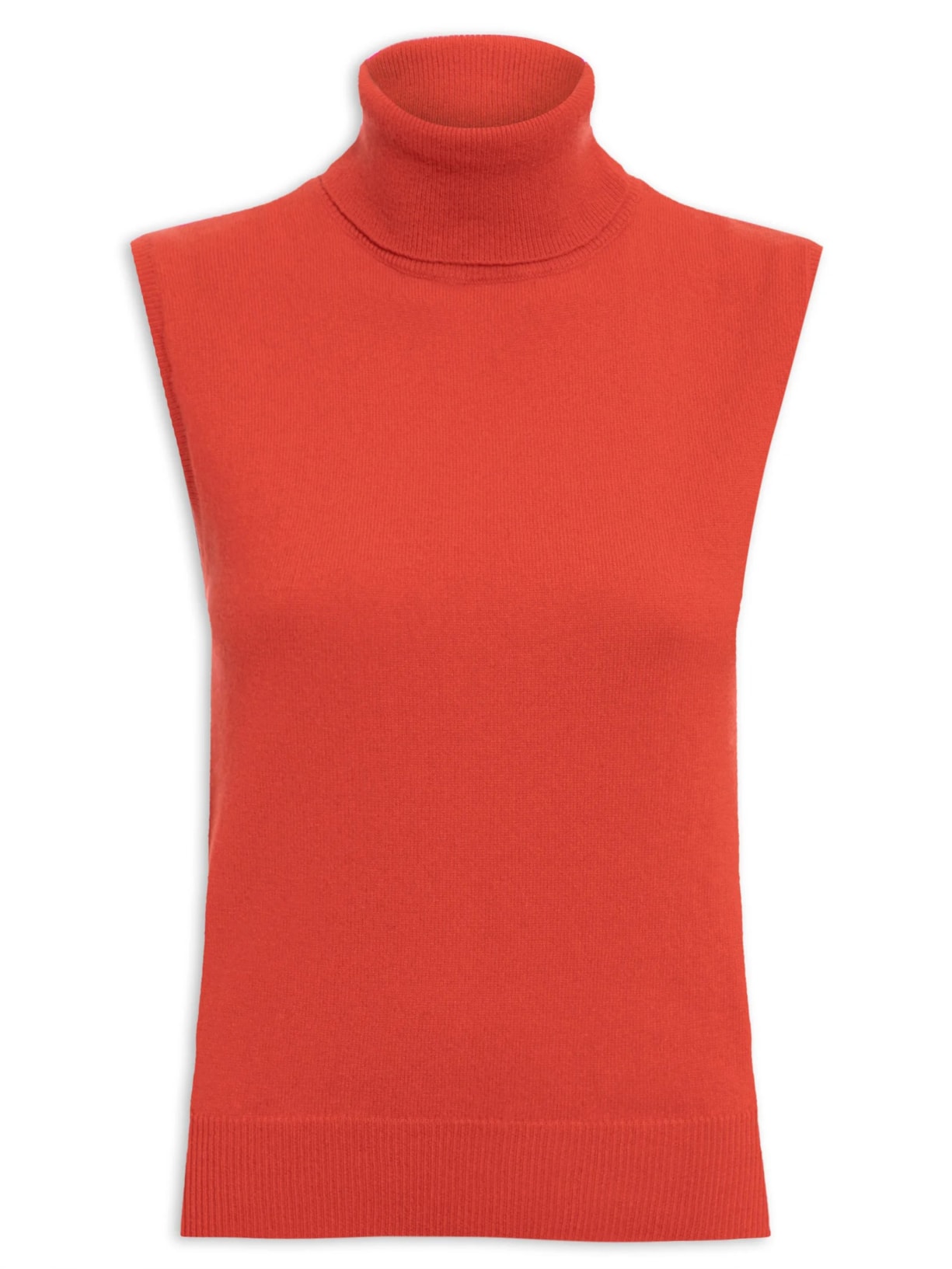 Blusa Feminina Gola Alta Puro Cashmere Vermelho '2Essential