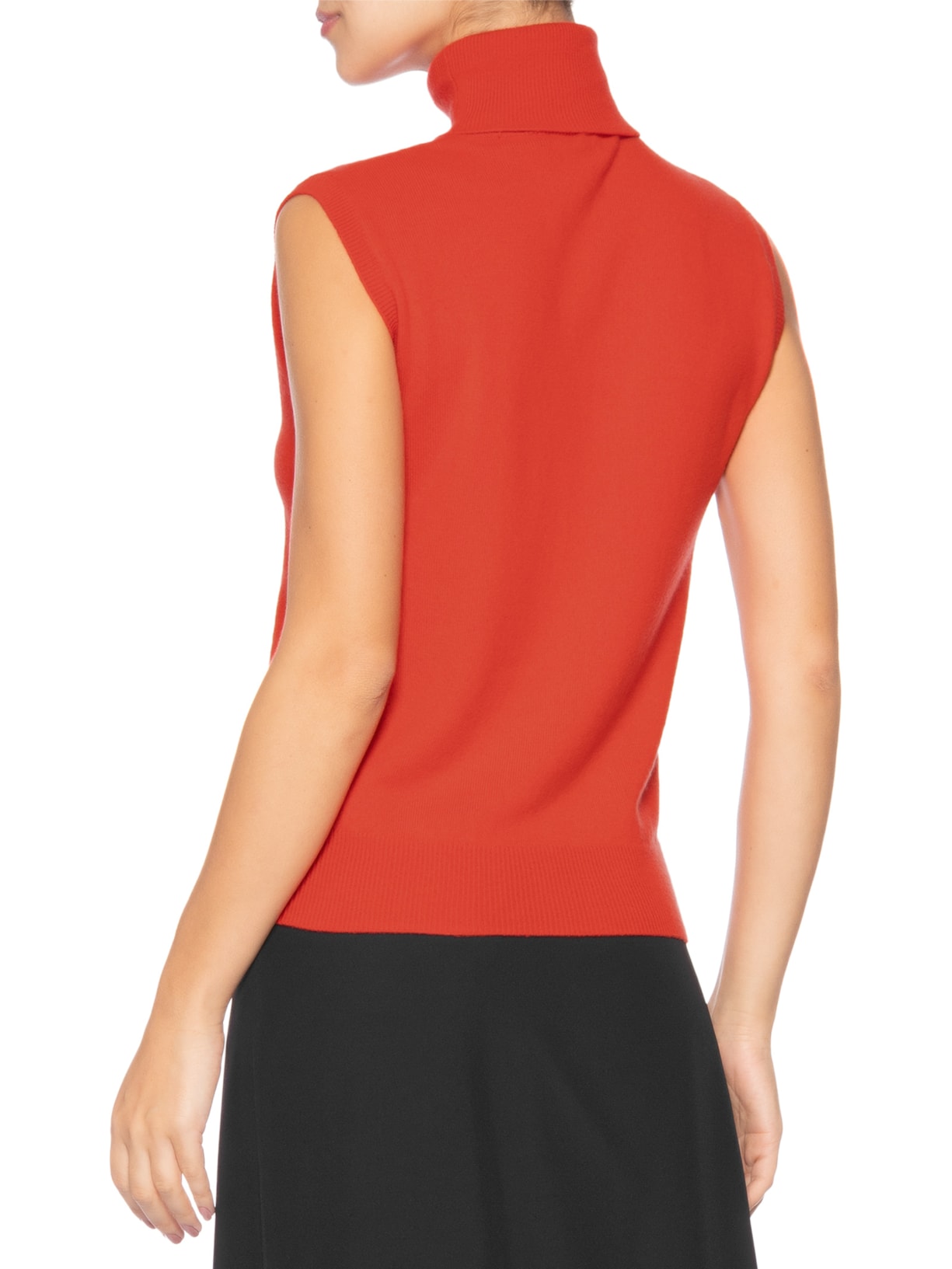 Blusa Feminina Gola Alta Puro Cashmere Vermelho '2Essential