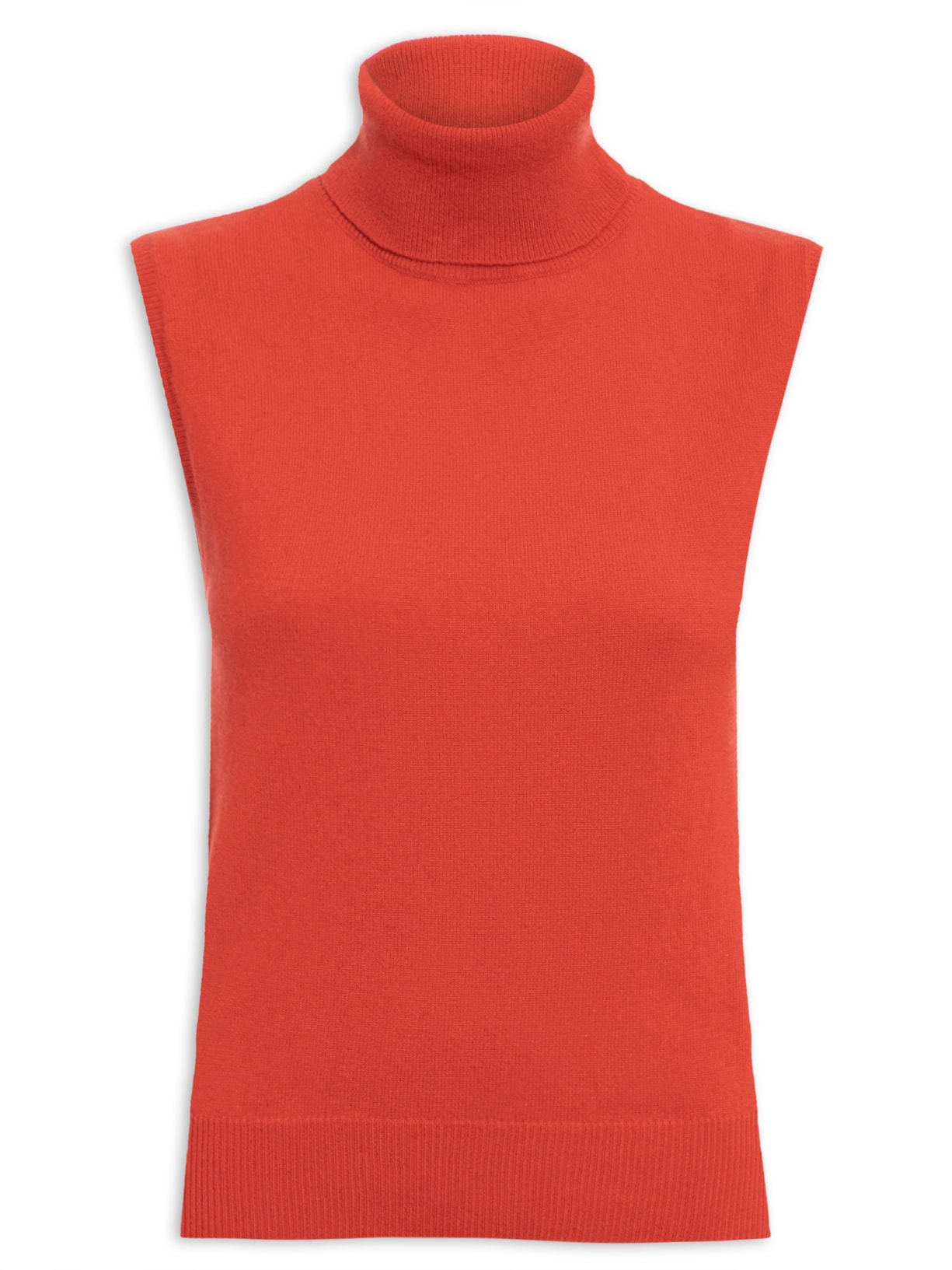 Blusa Feminina Gola Alta Puro Cashmere - Vermelho