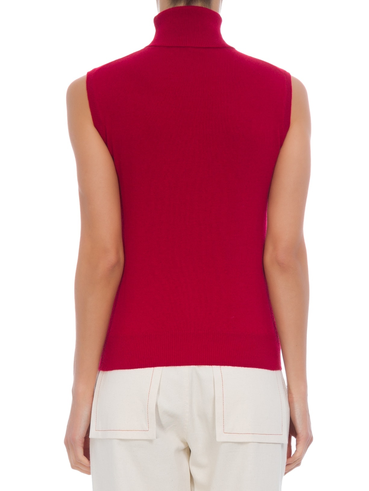 Blusa Feminina Gola Alta Puro Cashmere Vermelho '2Essential
