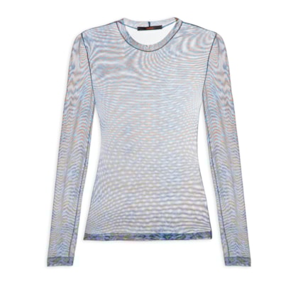 Blusa Feminina Gola Careca - Azul