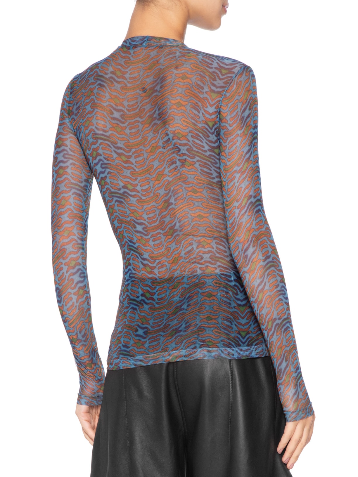 Blusa Feminina Gola Careca Azul Animale