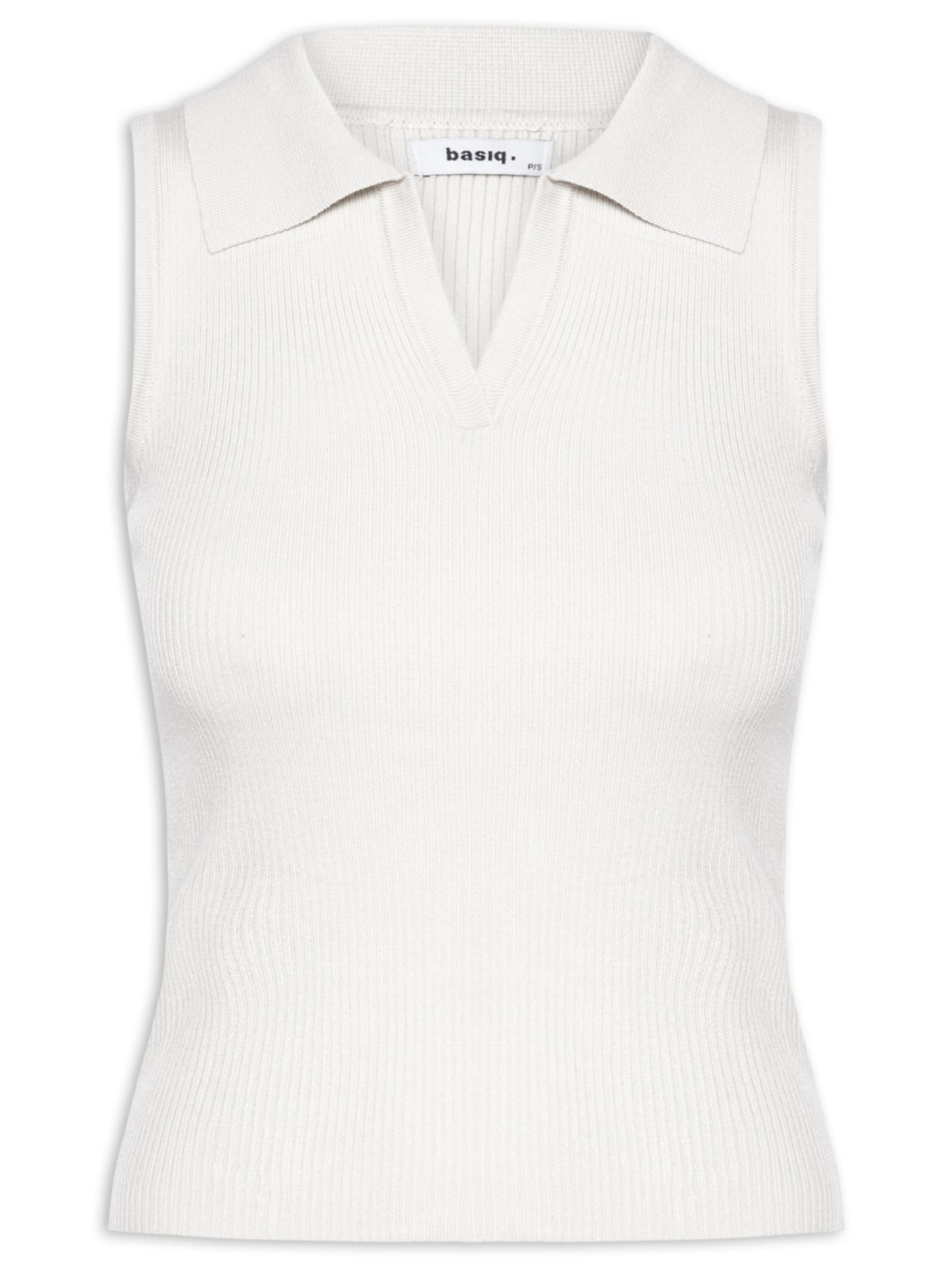 Blusa Feminina Gola Esporte Tricot - Off White