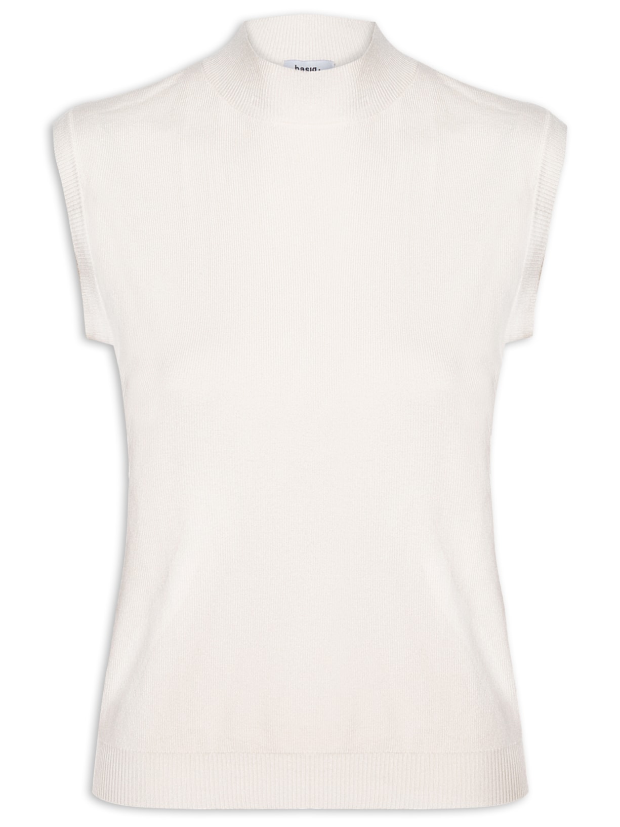 Blusa Feminina Gola Fechada - Branco