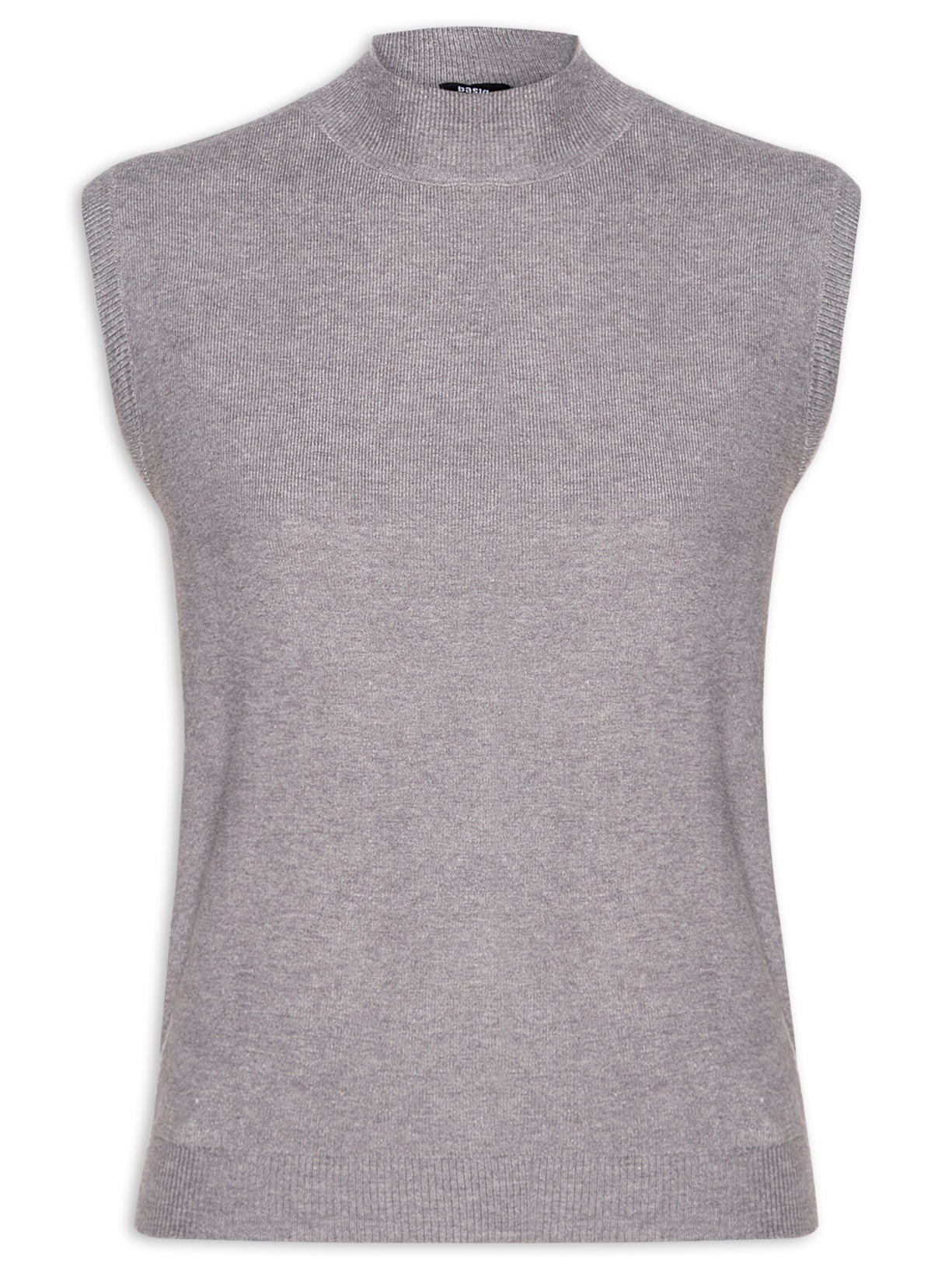 Blusa Feminina Gola Fechada - Cinza