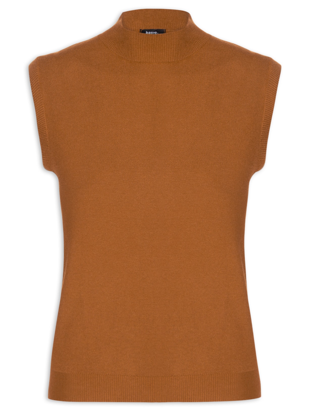 Blusa Feminina Gola Fechada - Marrom