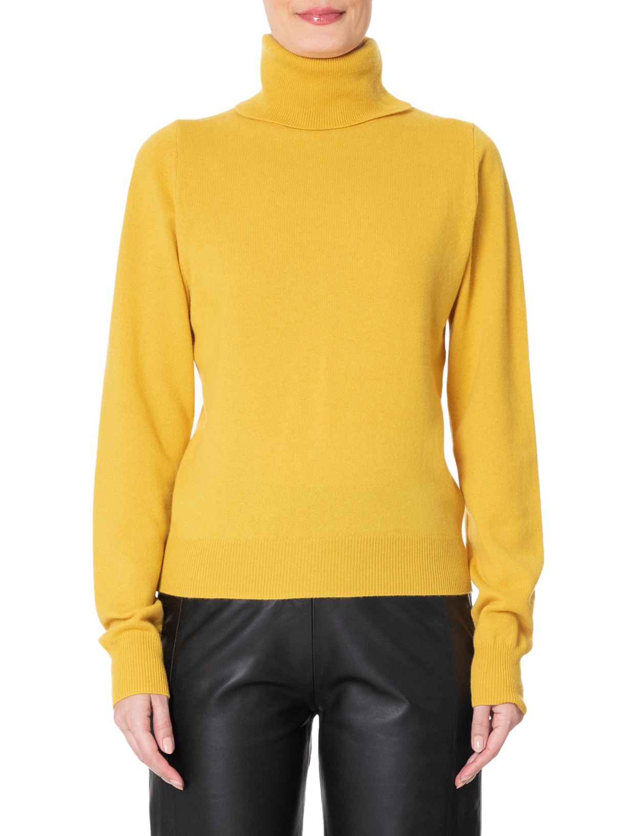 Blusa Feminina Gola Rolê Cashmere Amarelo '2Essential