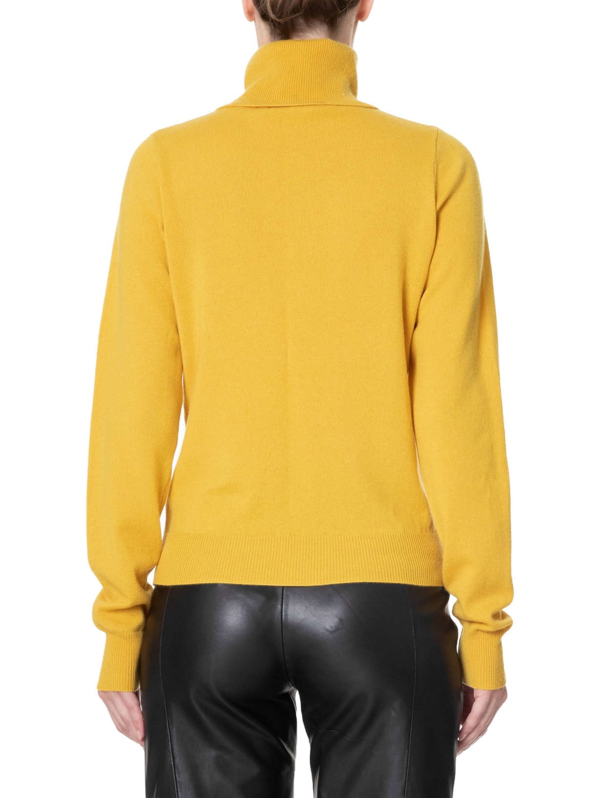 Blusa Feminina Gola Rolê Cashmere Amarelo '2Essential