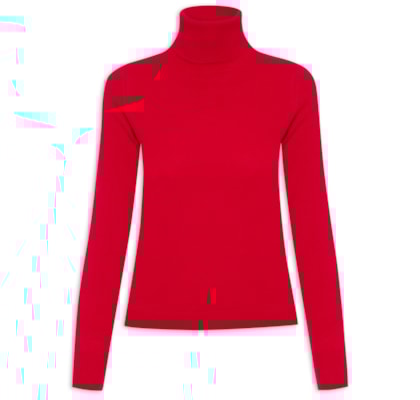 Blusa Feminina Gola Rolê Cashmere - Vermelho