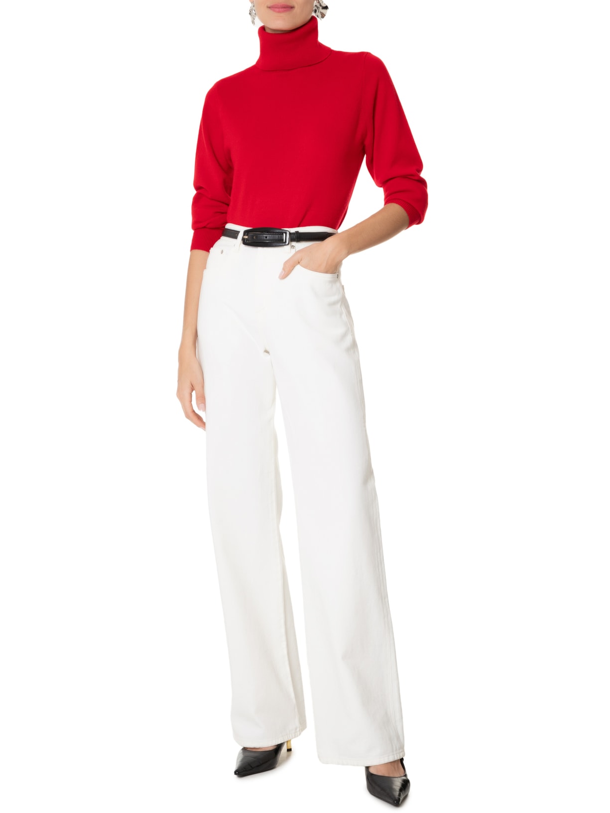 Blusa Feminina Gola Rolê Cashmere Vermelho '2Essential