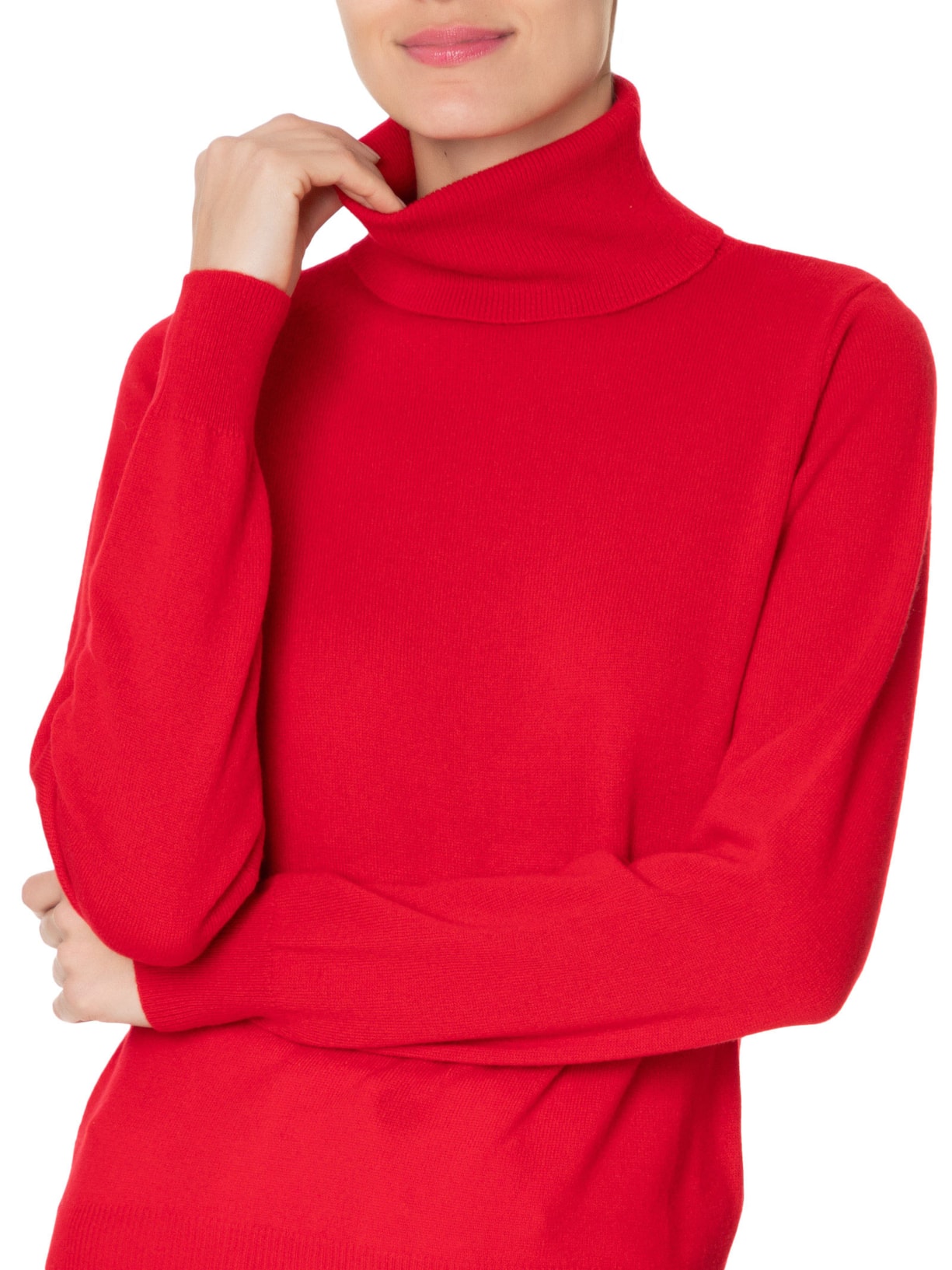 Blusa Feminina Gola Rolê Cashmere Vermelho '2Essential