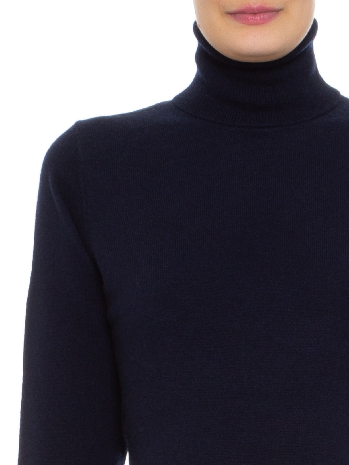 Blusa Feminina Gola Rolê Puro Cashmere Azul '2Essential