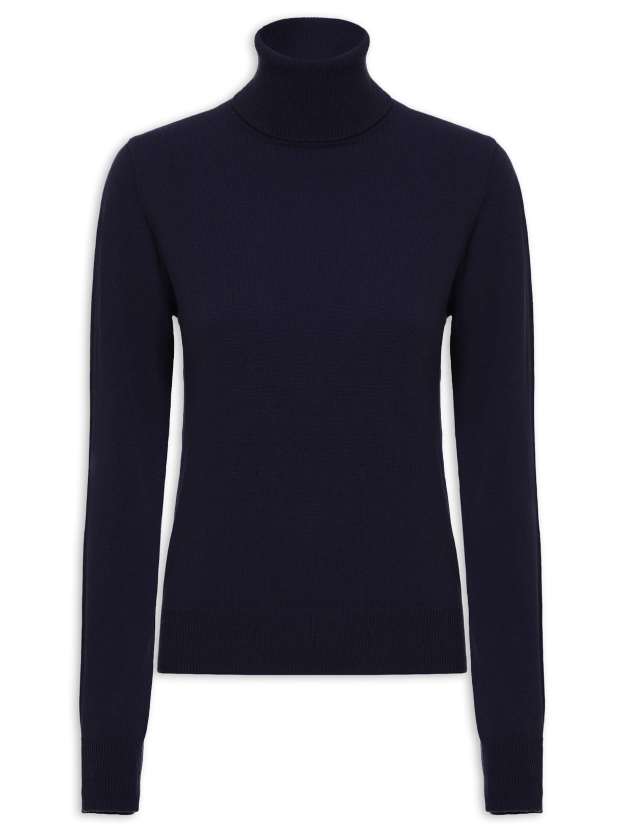 Blusa Feminina Gola Rolê Puro Cashmere Azul '2Essential