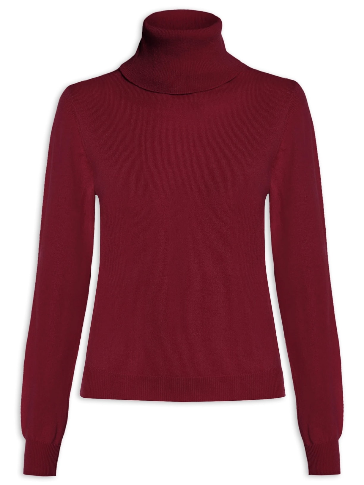 Blusa Feminina Gola Rolê Puro Cashmere Vermelho '2Essential