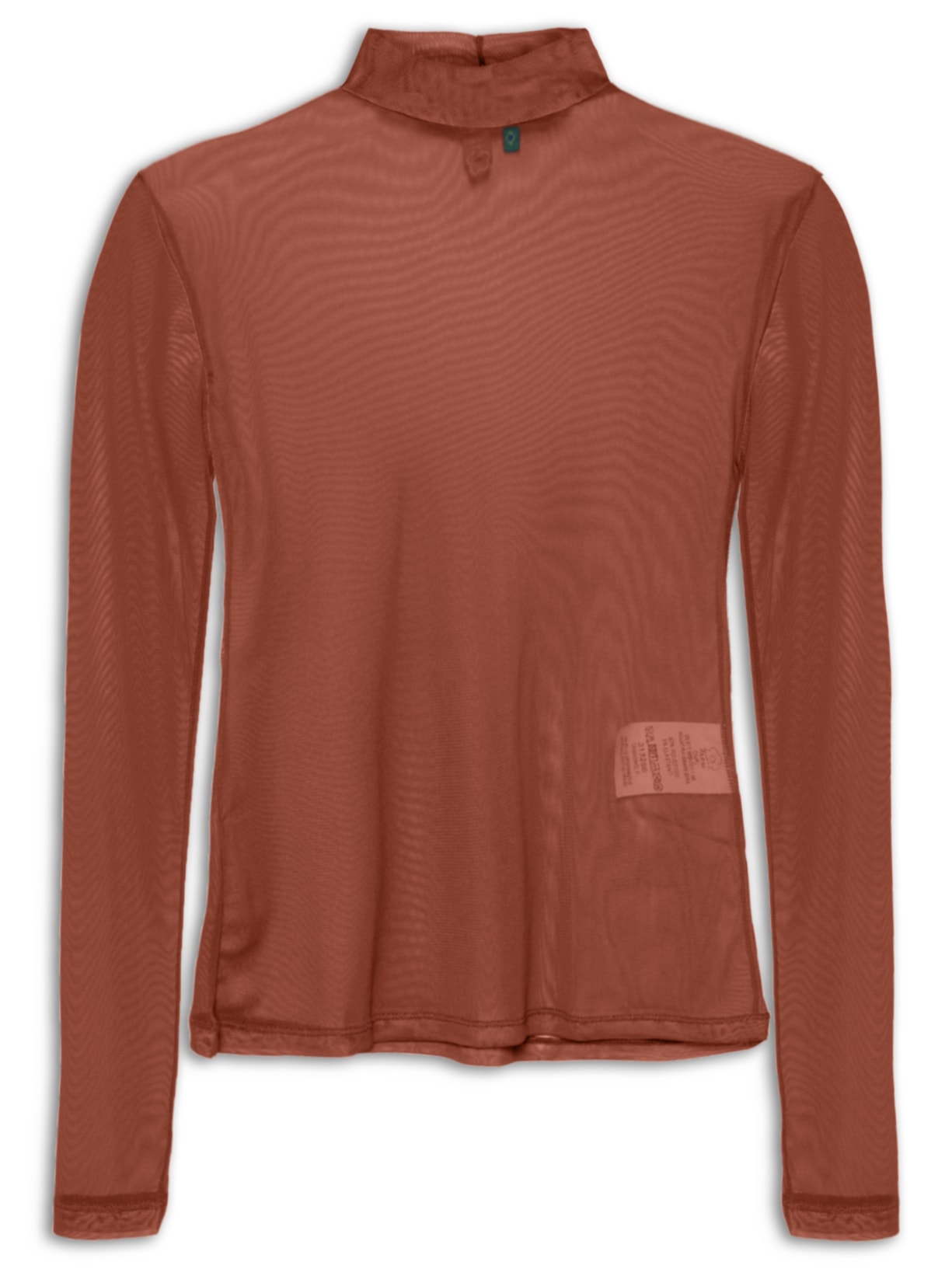 Blusa Feminina Gola Tule - Vermelho