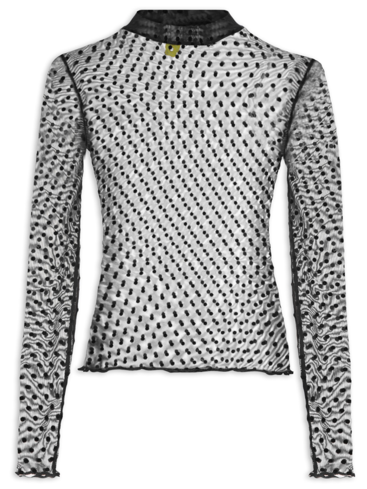 Blusa Feminina Golinha Tule - Preto