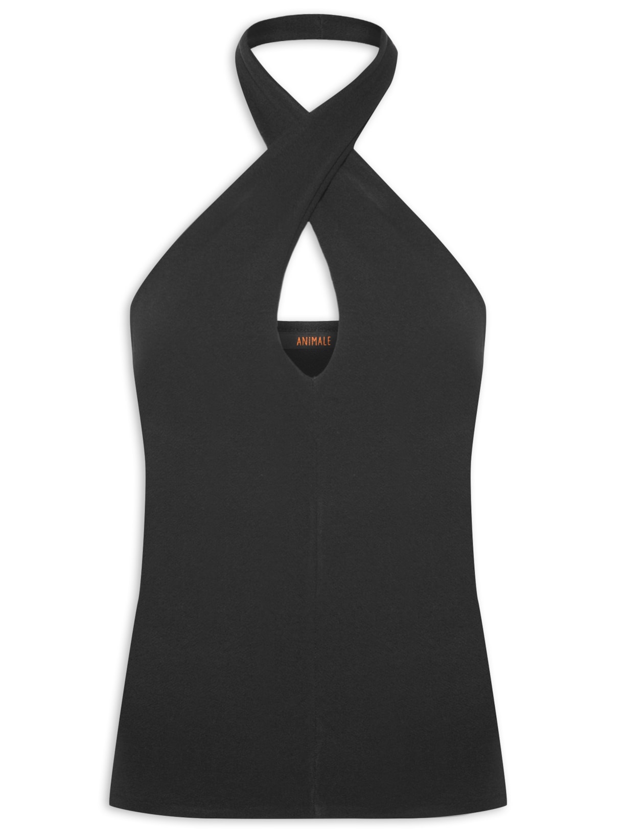 Blusa Feminina Gota Frente única Basic - Preto