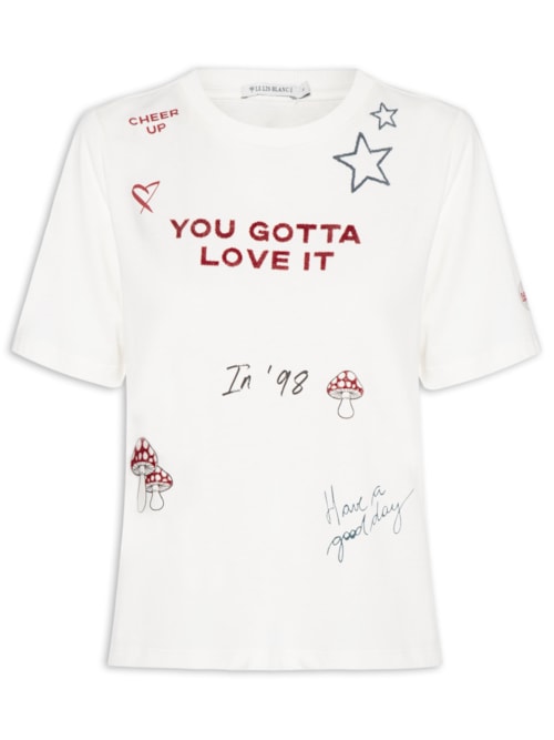 Blusa Feminina Gotta Love - Branco