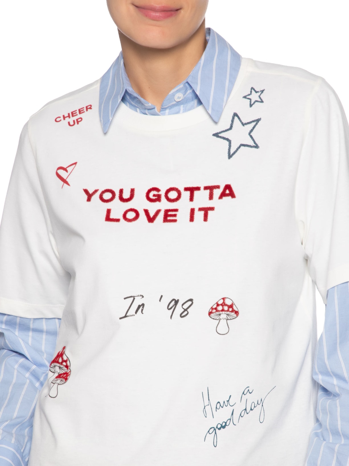 Blusa Feminina Gotta Love Branco Le Lis