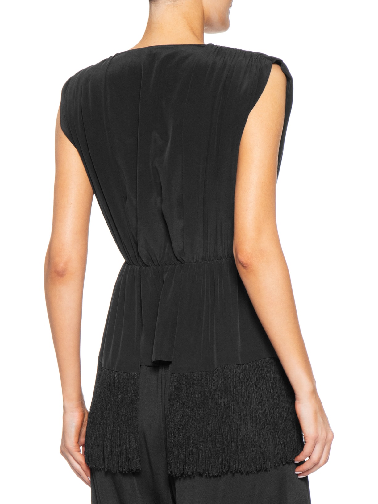 Blusa Feminina Goya Franjas Preto Le Lis
