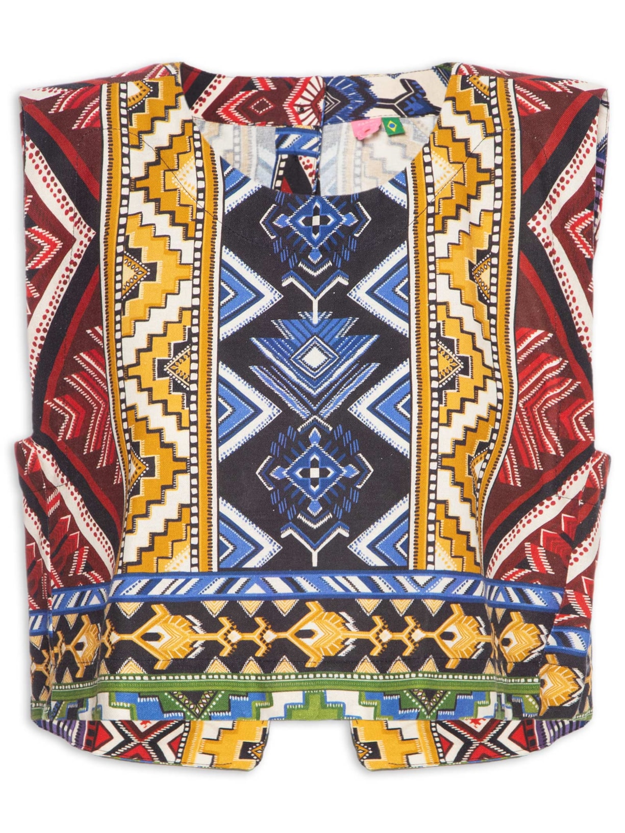 Blusa Feminina Gráfico De Cor - Vermelho