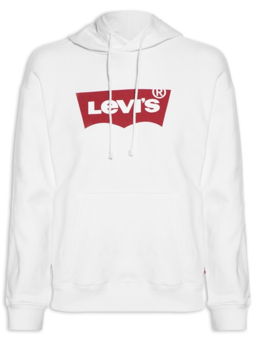Blusa Feminina Graphic Standard Hoodie - Branco