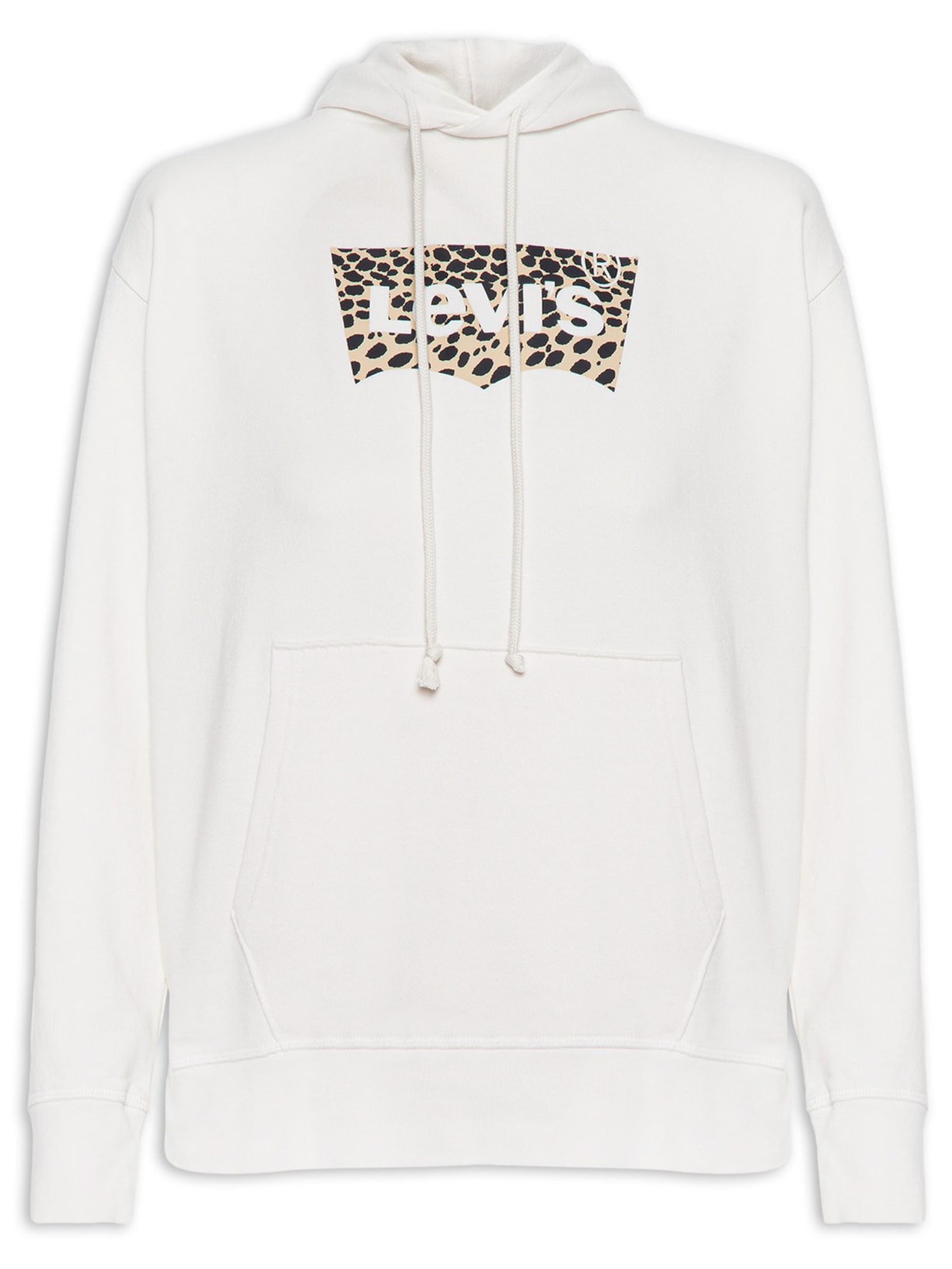 Blusa Feminina Graphic Standard Hoodie - Off White