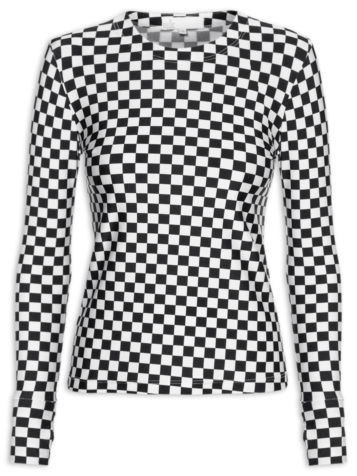 Blusa Feminina Grid Rafa - Preto