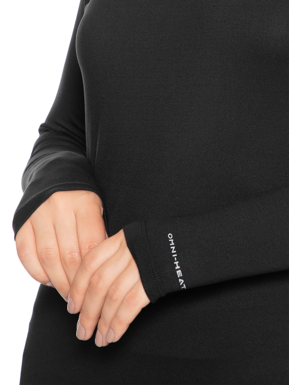 Blusa Feminina Heavyweight Stretch Long Sleeve Preto Columbia