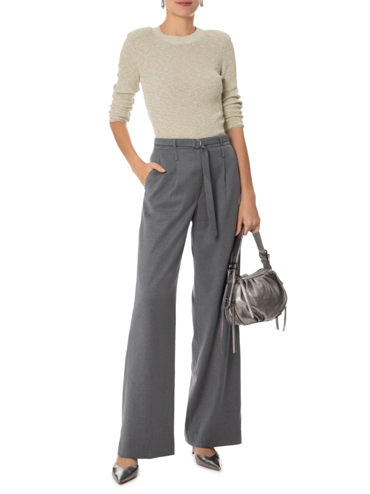 Blusa Feminina Heyde II Bege  Le Lis