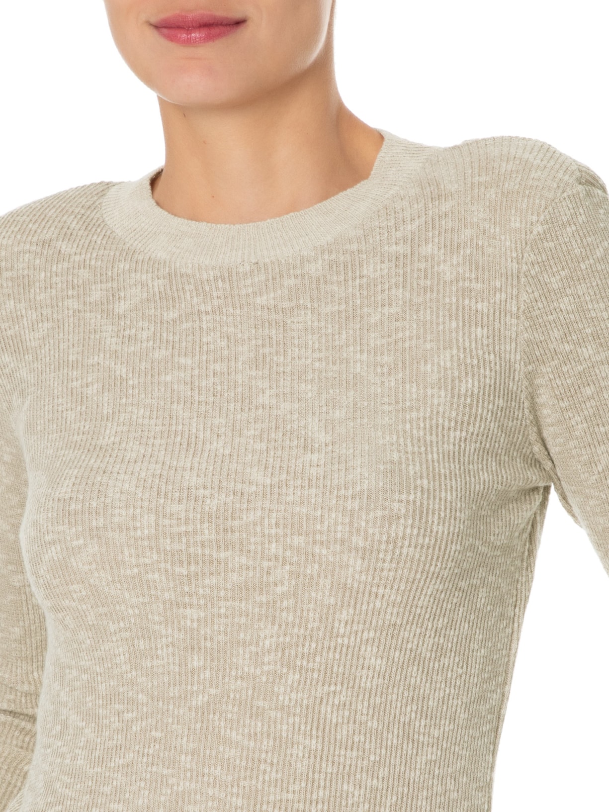 Blusa Feminina Heyde II Bege  Le Lis