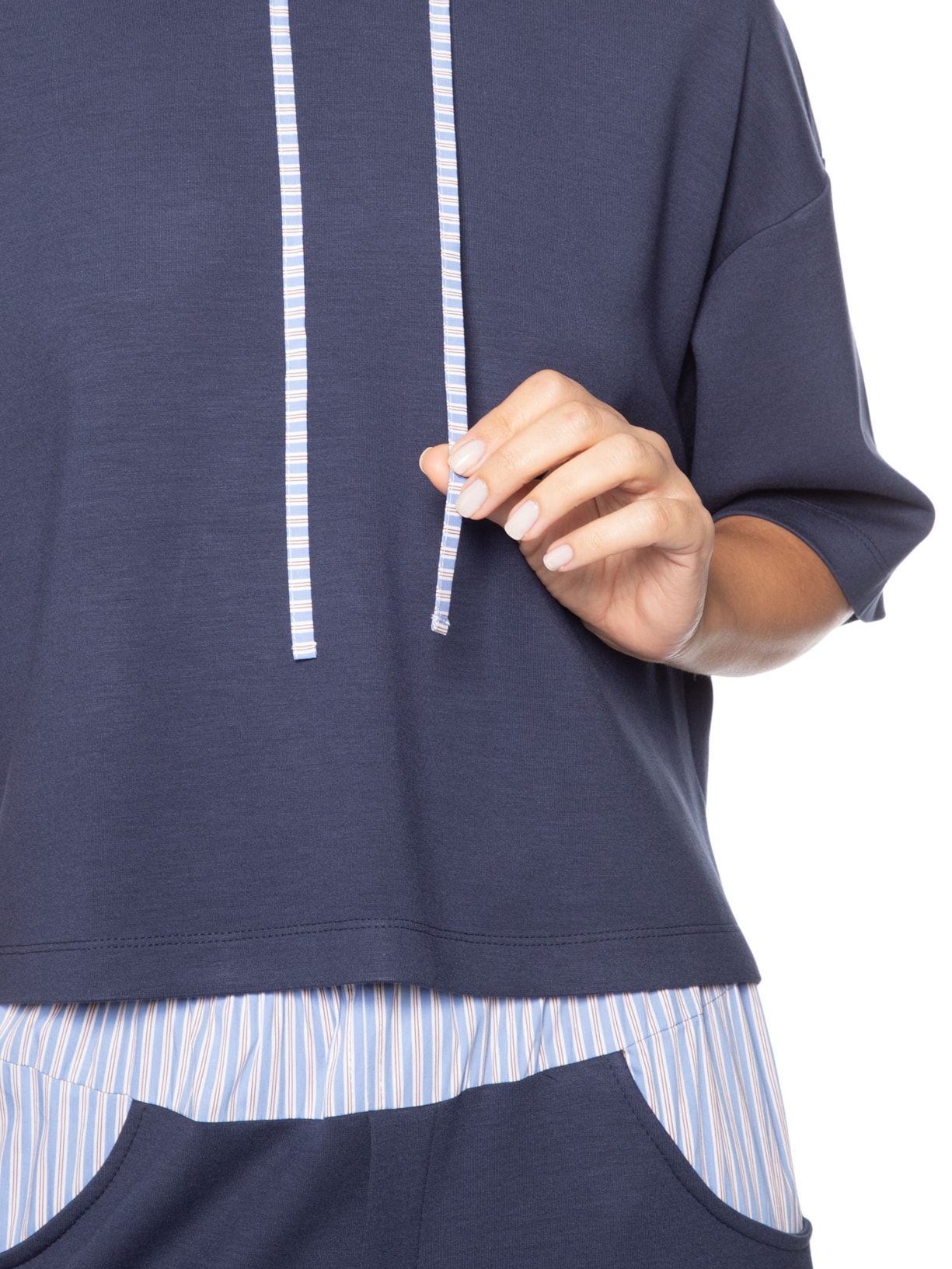 Blusa Feminina Hillary Azul Le Lis