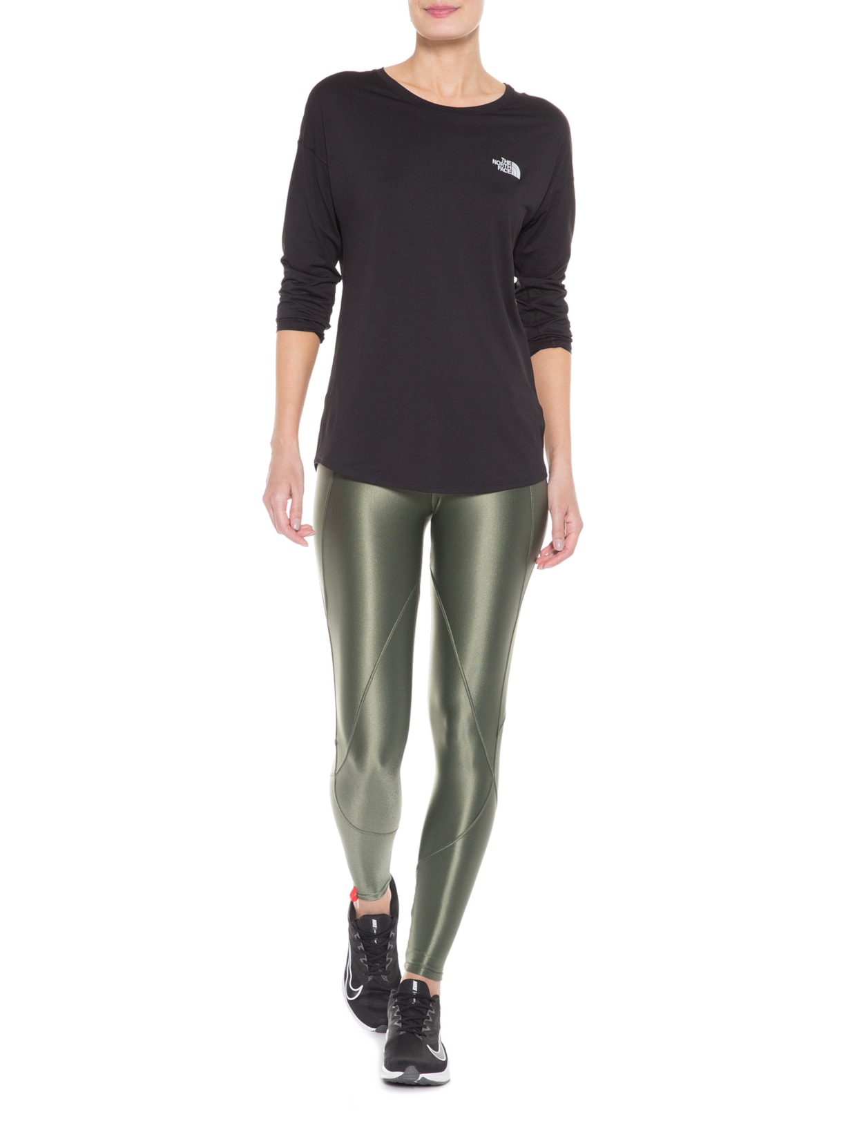 Blusa Feminina Hyper Tee Crew Preto The North Face