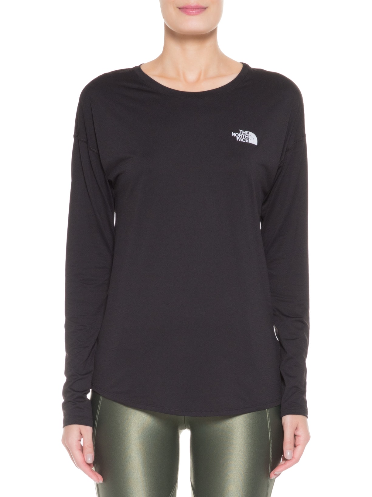 Blusa Feminina Hyper Tee Crew Preto The North Face