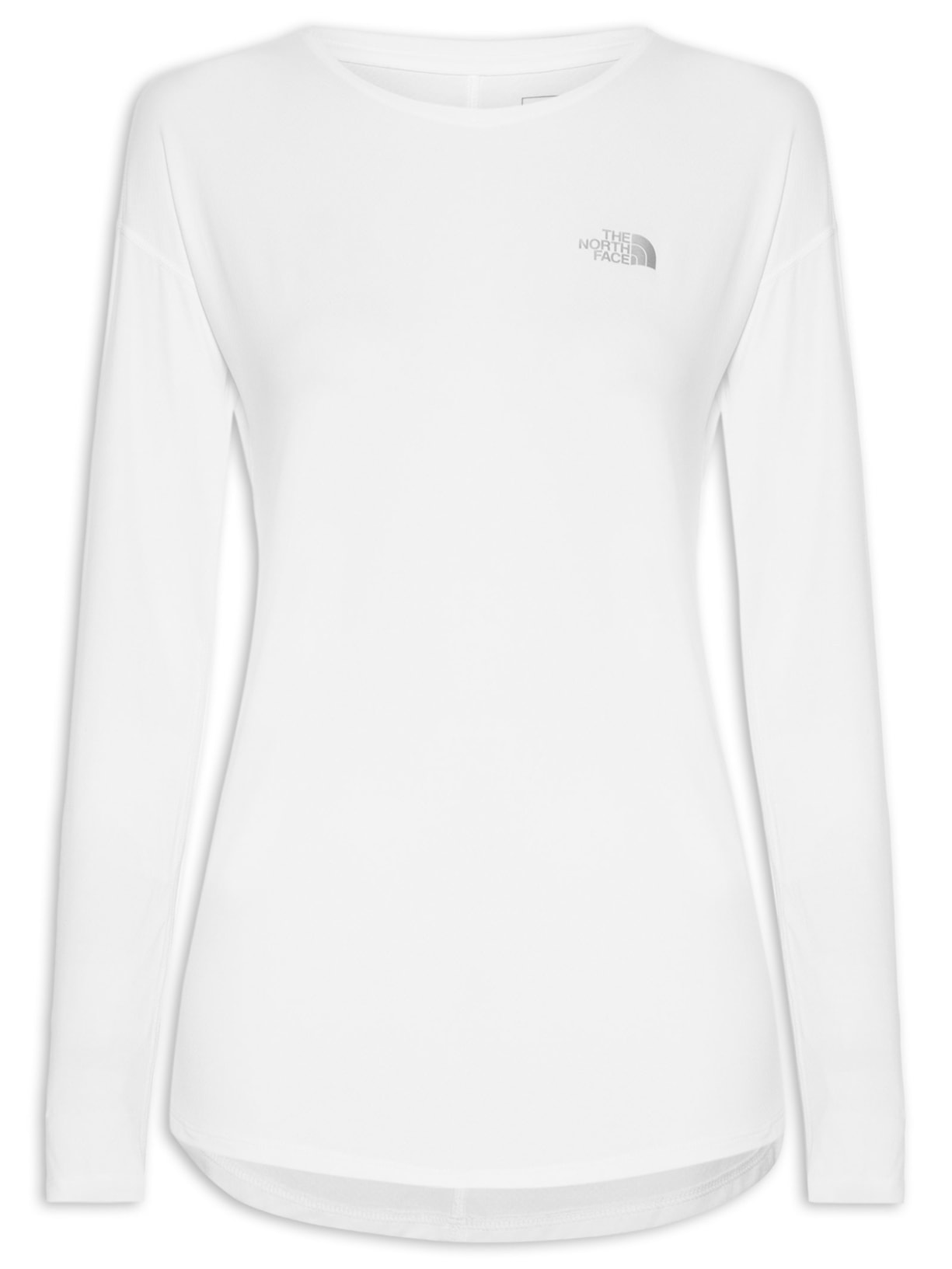Blusa Feminina Hyper Tee L/S Crew Branco The North Face