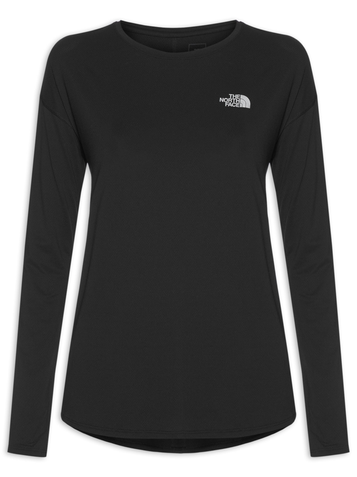 Blusa Feminina Hyper Tee L/S Crew Preto The North Face