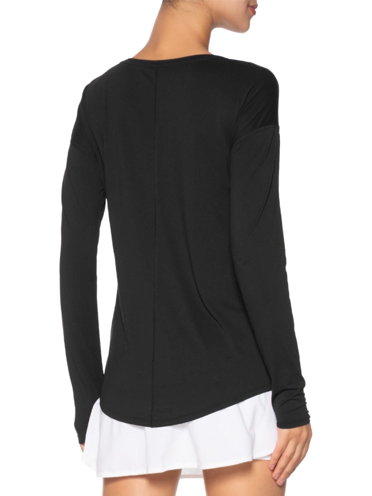 Blusa Feminina Hyper Tee L/S Crew Preto The North Face