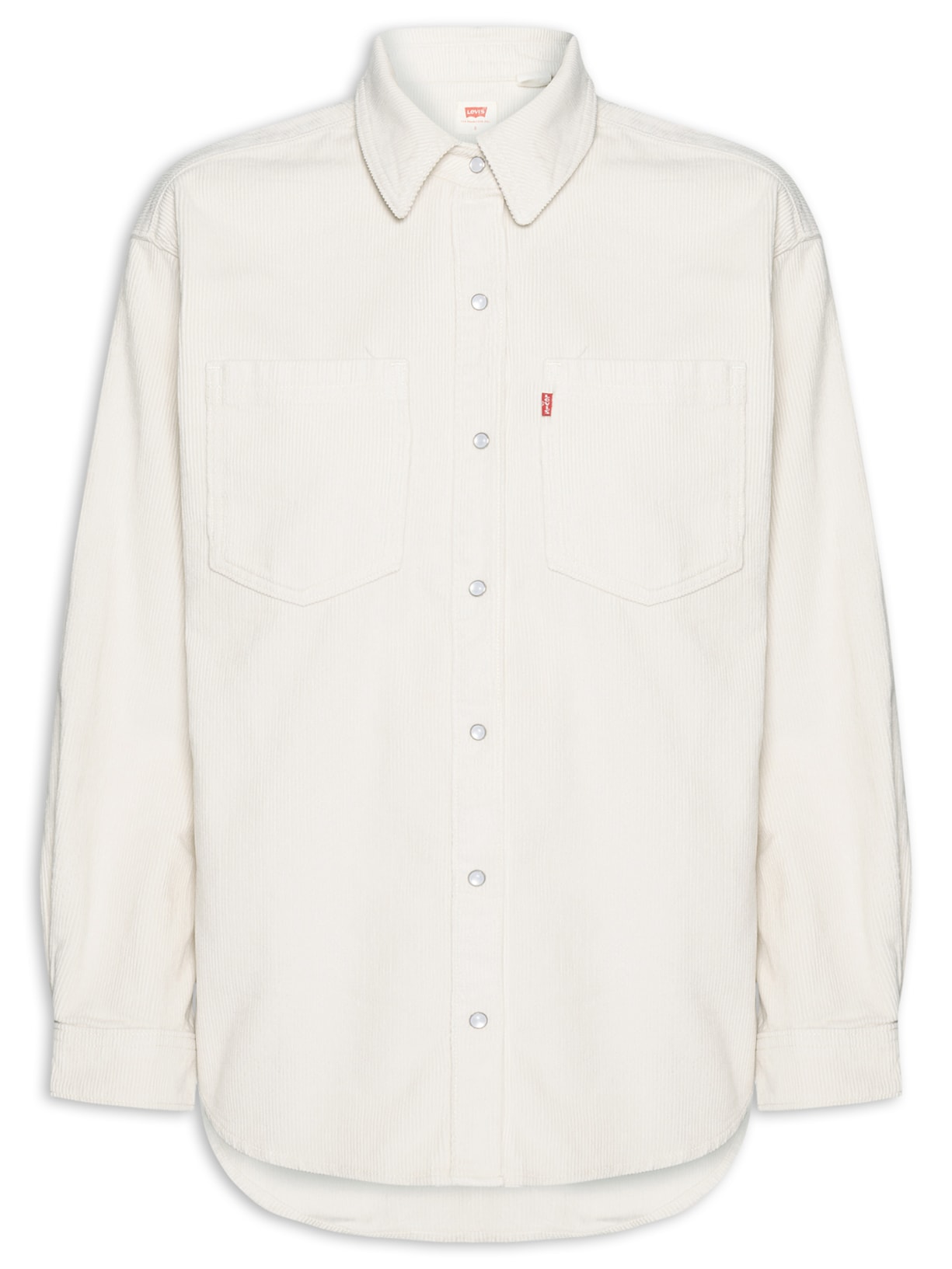 Blusa Feminina Iris Corduroy Overshirt Bege Levi's