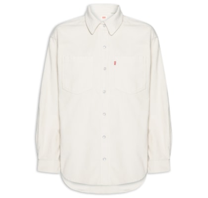 Blusa Feminina Iris Corduroy Overshirt - Bege