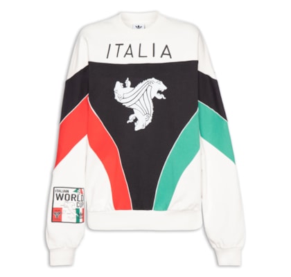 Blusa Feminina Italia Crew - Branco