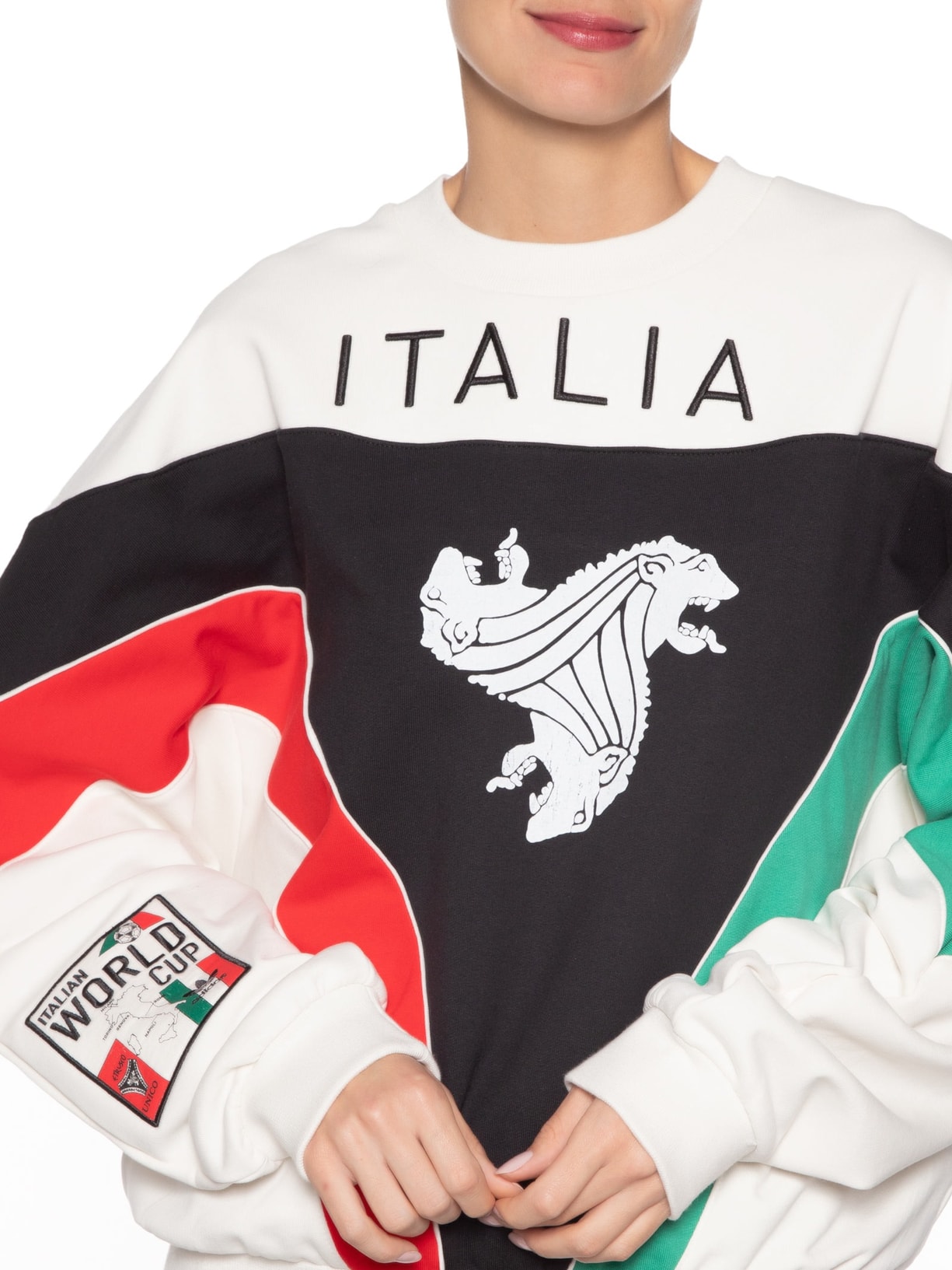 Blusa Feminina Italia Crew Branco Adidas Originals