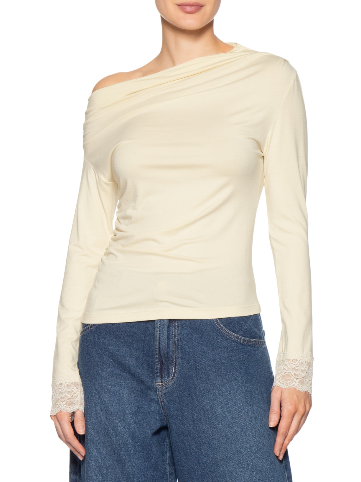 Blusa Feminina Iva Bege Iorane